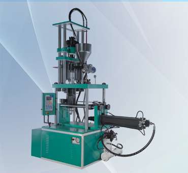 vertical injection moluding machine.