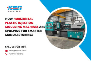 Horizontal plastic injection moulding machine