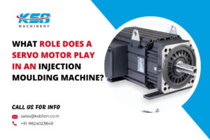 Servo motor in an injection moulding machine